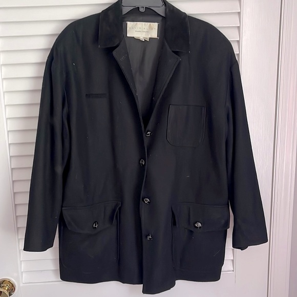 80’s Vintage Designer David Eliot Bruxelles Collection Luxury Barn Chore Coat - Picture 1 of 4